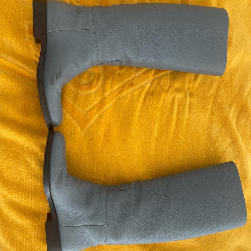 Valentino Garavani Gray to the Knee Boots Made in Italy!